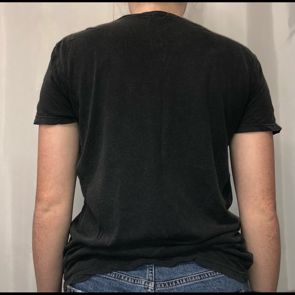 Loose fitting grey short sleeve t-shirt - Picture 3 of 6